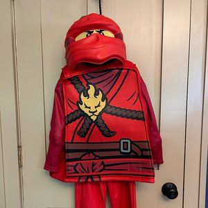 Kid's Ninjago Kai Red Deluxe Costume Sz 4-6